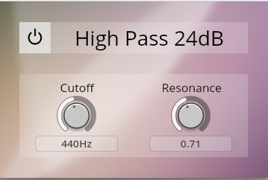 High Pass 24 dB