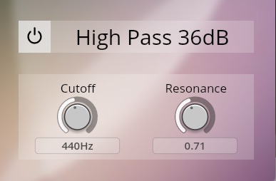 High Pass 36 dB